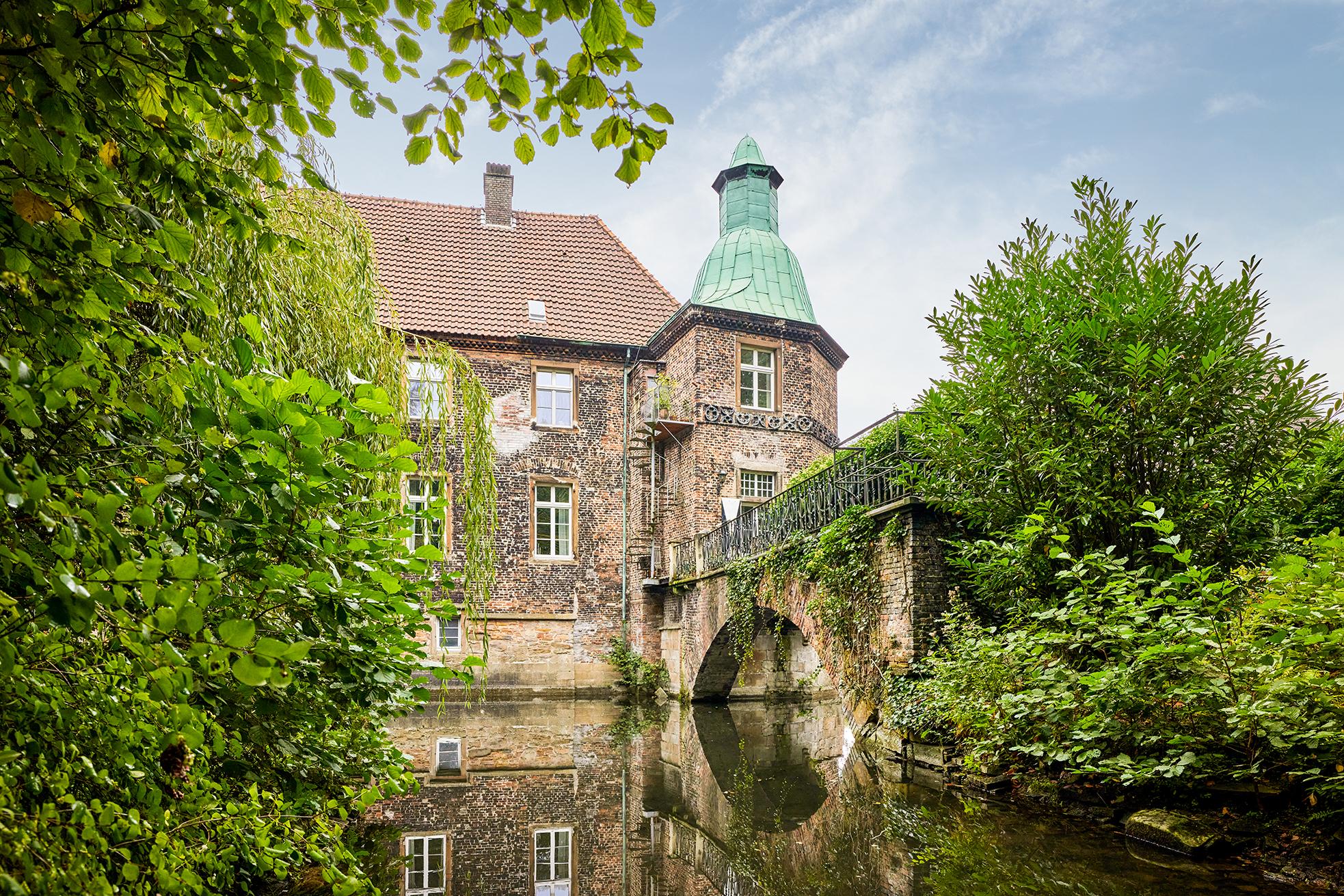 Ansicht des Wasserschlosses Schloss Bladenhorst