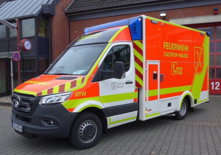 RTW der Feuerwehr Castrop-Rauxel