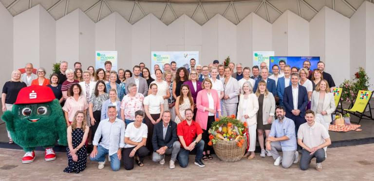 Gruppenbild Vorstellung des IGA Picknicks im Gruga Park