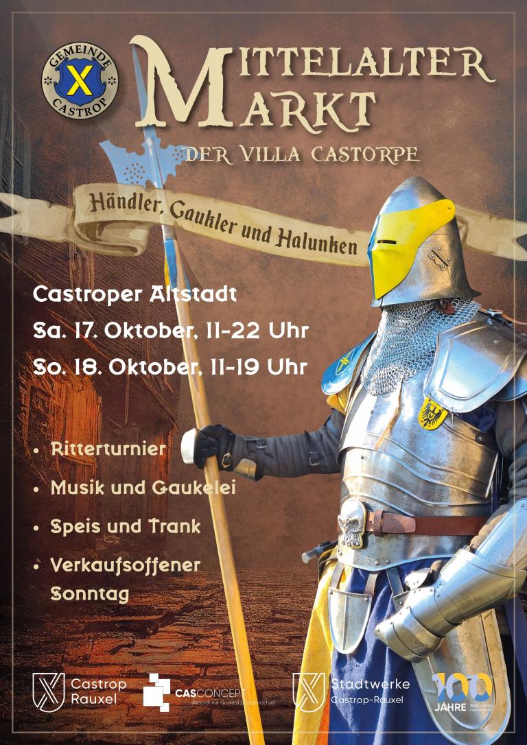 Mittelaltermarkt 2026 Plakat